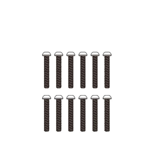 MJX Hyper Go 1/14 Scale 14207 14208 Hex Screw 2.5*12- 12 Pack Part No: HTM2512G