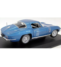 Maisto 1/18 Diecast Special Edition 1965 Chevrolet Corvette Metallic Blue Model.