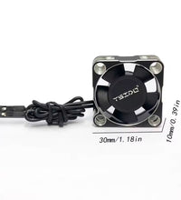 Rc Fan 1/10 1/8 Ysido 30 x 30 x 10mm 27000 rpm Cooling Fan 5.0v-7.4v High Power.