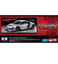 Tamiya Audi R8 LMS 2008 TT-02 1/10 Scale RC Car # 58749 W/ESC