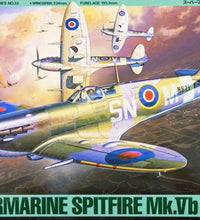 Tamiya 1/48 Scale Supermarine Spitfire Mk.VB Plastic Model Kit No 61033.