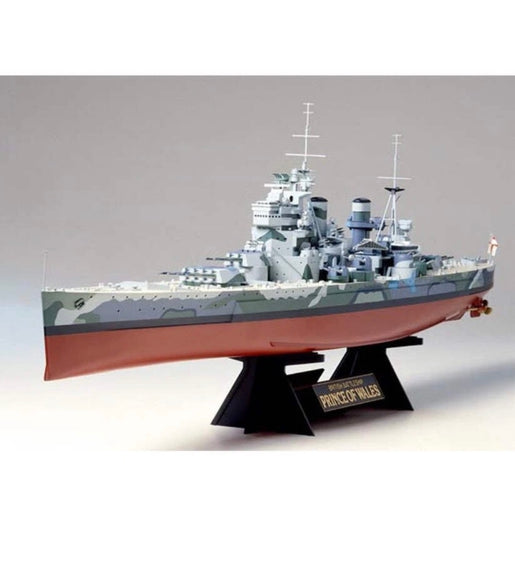 Tamiya 1/350 Scale British HMS Prince of Wales Battleship Model Kit No:78011