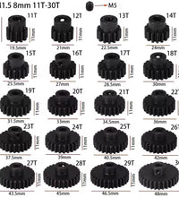 Mod 1.5 Hardened Steel Pinion Gears 8mm Bore 11T - 35T