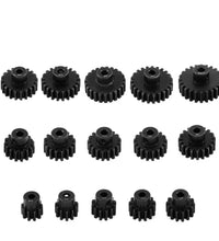 Mod 0.8 Steel Pinion Gears 32p 3.175mm Bore 10T - 24T