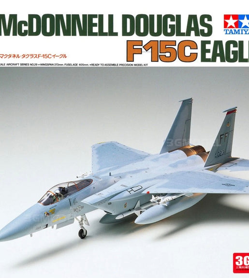 Tamiya 1/48 Scale McDonnell Douglas F-15C Eagle Plastic Model Kit No: 61029