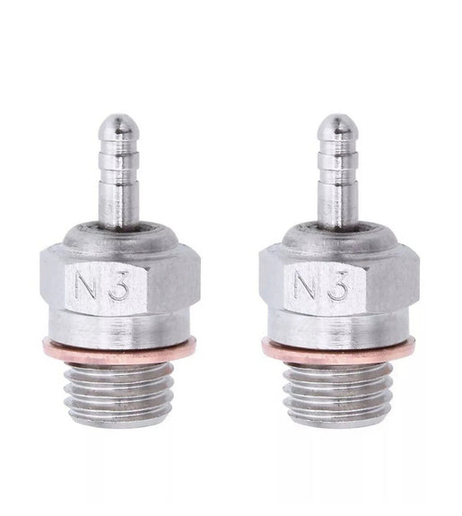 HSP 70117 2 Pcs Glow Plug Medium Hot No.4 N4 Hot No.3 N3