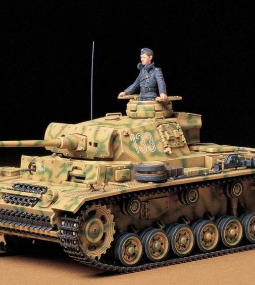 Tamiya 1:35 Scale German Tank Panzerkampfwagen III Ausf.L Plastic Model Kit No: 35215