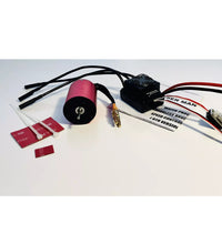 2720KV Motor & 60 amp  ESC Brushless Combo 2-3S Lipo 03302 37017 WP 10BL60 RTR.