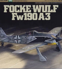 Tamiya 1/72 Scale Focke-Wulf FW190 A-3 Plastic Model Kit No: 60766