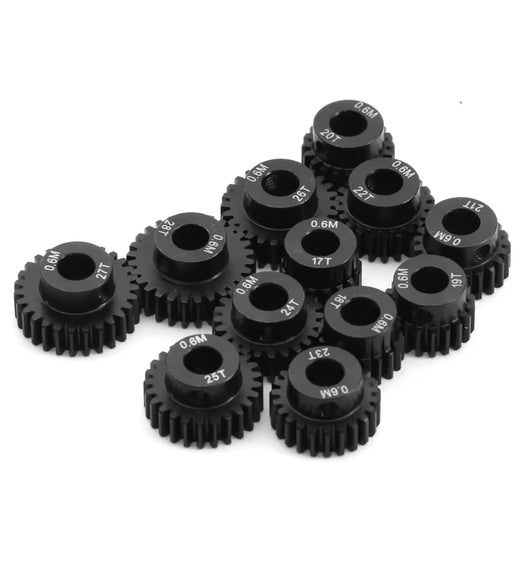 Mod 0.6 Steel Pinion Gears 5mm Bore 17T-28T.