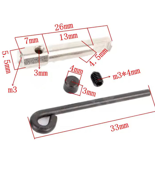 Hsp 02043 Cam Shaft For 1/10 Nitro Rc Car.