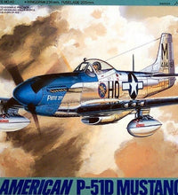 Tamiya 1/48 Scale WWII USAF North American P-51D Mustang Plastic Model Kit No: 61040