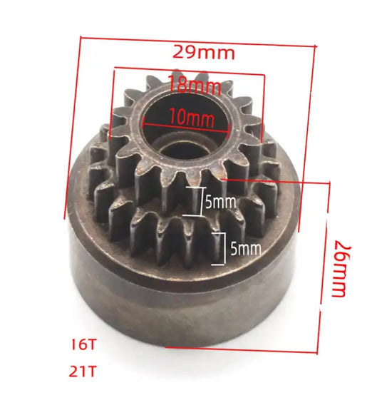 HSP 02023 Clutch Bell 16T & 21T 94166 RC Car Buggy 1/10