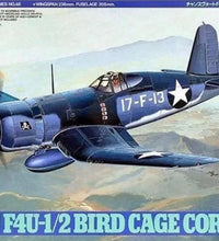 Tamiya 1/48 Scale Chance Vought F4U-1/2 Bird Cage Corsair Plastic Model Kit No: 61046