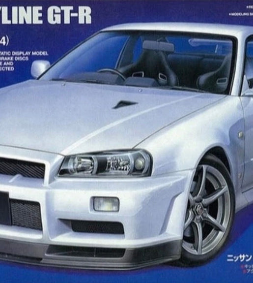 Tamiya 1/24 Scale Skyline GT-R V-Spec II R34 Model Kit No: 24258