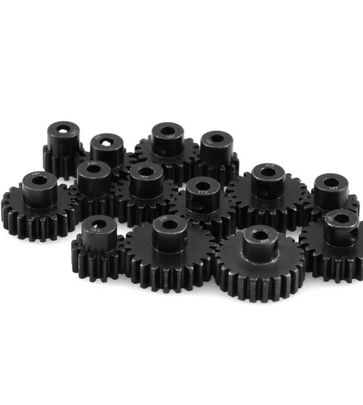 Mod 0.8 Steel Pinion Gears 32p 5mm Bore 13T - 35T
