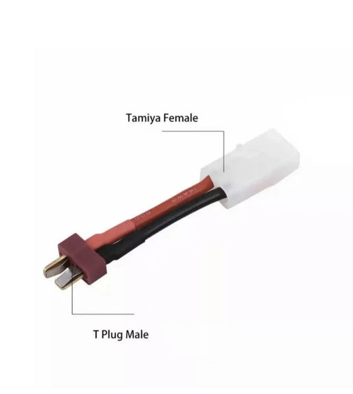 Tamiya Battery Adaptor RC Car Spare Parts T-plug