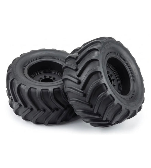 MJX Hyper Go 10210 & 10208 1/10 Scale Truck Wheels & Tyres (2 pieces) Glued 3.0 x 2.6 Part No: P10150