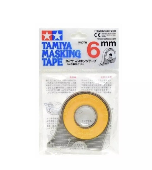 Tamiya Masking Tape 6mm with easy to use tape dispenser. # 87030