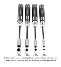 RC Model Tool Set Socket Drivers  4.0 ,5.5, 7.0, 8.0mm