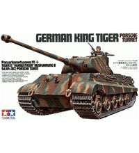 TAMIYA 1/35 Scale German King Tiger Porsche Turret Model Kit No: 35169