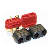 T Plug Female-Male Connectors 2 Pin With Cover Deans Amass 5 Pairs