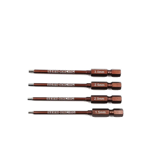 Yeah Racing 1/4" 1.5, 2.0, 2.5, 3.0mm Hex Tip Set 4Pcs Hex Set Rc Car Tools