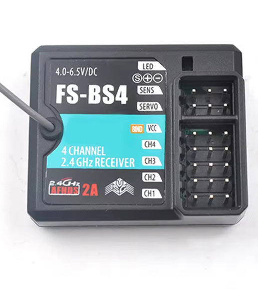 FlySky FS-BS4 2.4G 4CH Receiver with Gyro FS-IT4S FS-GT 5 Remote Control Rc Car.