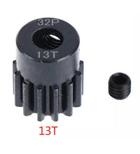 Mod 0.8 Steel Pinion Gears 32p 5mm Bore 13T - 35T