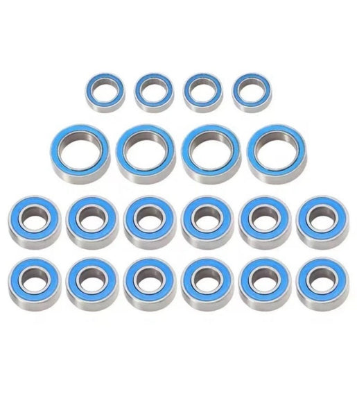 Tamiya Rubber Sealed Bearing Kits TT-01, TT-02, CC-01, DT-02, DT-03, CW-01, M-05, M-06.
