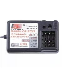 2.4 Ghz digital 3 channel FlySky receiver for 1:10 RC car.