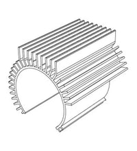 MJX Hyper Go 10210 & 10208 1/10 Scale Rc Truck Heat Sink Part No: 10395