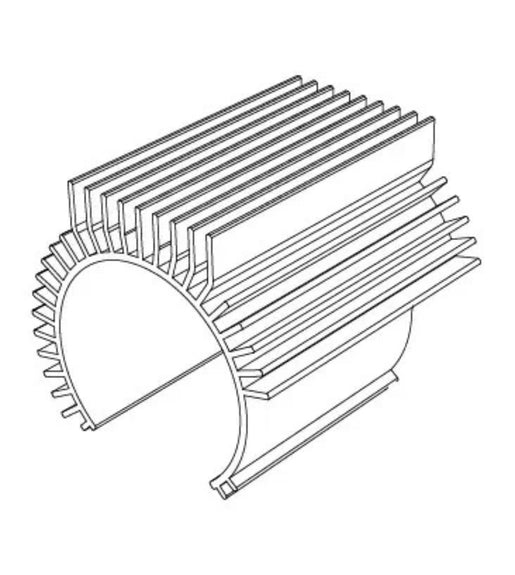 MJX Hyper Go 10210 & 10208 1/10 Scale Rc Truck Heat Sink Part No: 10395