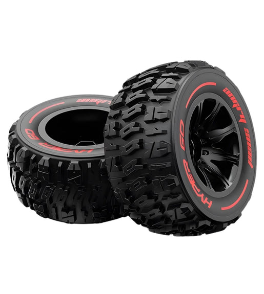 MJX Hyper Go 1/14 14207 14208 14209 14210 Off-road Wheels Pre-Glued 14300E1.