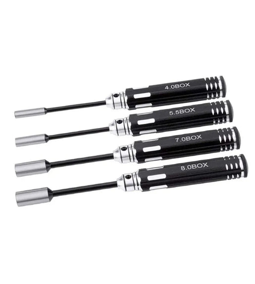 RC Model Tool Set Socket Drivers  4.0 ,5.5, 7.0, 8.0mm