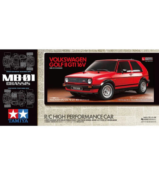 Tamiya Volkswagen Golf II GTI 16V 1/10 Scale Rc Car #58748 (MB-01) W/ESC