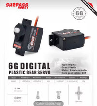 Surpass Hobby 6g Micro Digital Mini Servo