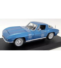 Maisto 1/18 Diecast Special Edition 1965 Chevrolet Corvette Metallic Blue Model.