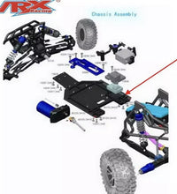 Vrx Octane 10676 Plastic Chassis RH-1043 RH-1045 FTX Outlaw FTX-8324 1/10 Rc Car