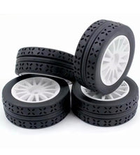 Mjx Hyper Go 1:10 Scale 4wd Rc Wheels Tyres Set Of 4 12mm Hex Part No: P103004B