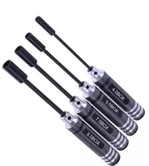 RC Model Tool Set Socket Drivers  4.0 ,5.5, 7.0, 8.0mm
