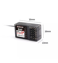 R6FG Radiolink 6 Ch Gyro Receiver RC4GS, #RLXR6FG 400 Metres Range! Rc Car Boat
