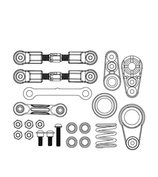 MJX Hyper Go 14207 & 14208 Complete Steering Assembly - Part Number P144307