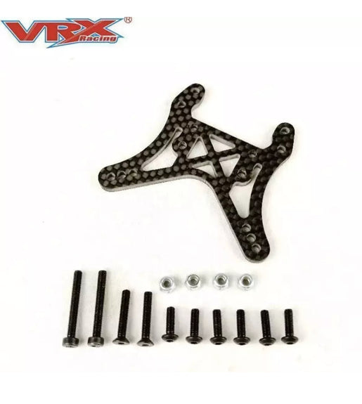 VRX 10961 & 10962 Carbon Fibre Front & Rear Shock Towers 1/10 scale VRX RC Car