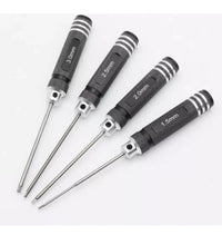 Hex Screwdriver Set 1.5, 2, 2.5 & 3.0mm