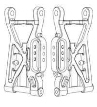 MJX Hyper Go 10210 & 10208 1/10 Rc Truck Front Lower Arms. Part No: P10220
