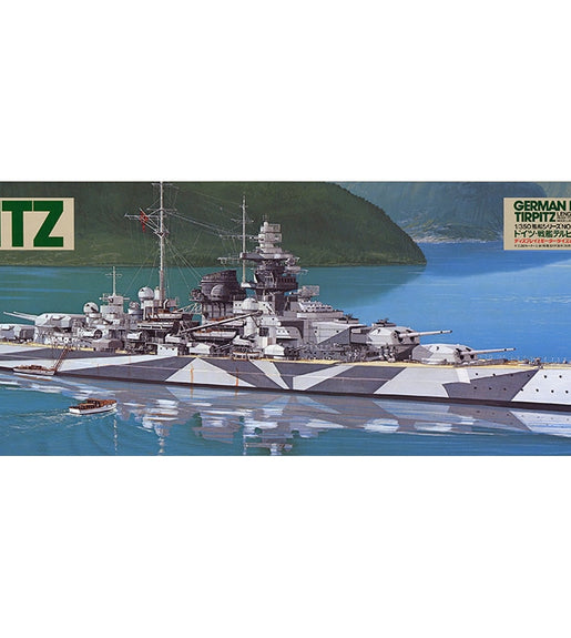 Tamiya 1/350 Scale German Tirpitz Battleship  No: 78015 Plastic Model Kit