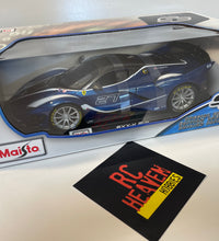 Maisto 1:18 Ferrari FXX-K Evo Diecast Model Toy Car - Blue, Collector's Edition.