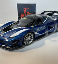 Maisto 1:18 Ferrari FXX-K Evo Diecast Model Toy Car - Blue, Collector's Edition.