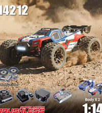 MJX Hyper Go 14212 1/14 Scale Brushless 4WD Rc Car RTR With Battery & Charger.